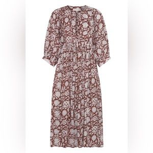 Kyra Midi Dress ~ Wine